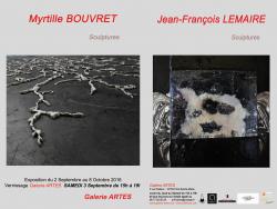 Myrtille BOUVRET et JF LEMAIRE         Sculptures