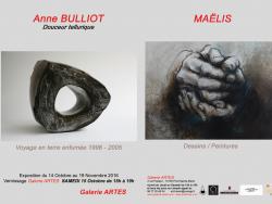 Anne BULLIOT Sculptures et MAËLIS Dessins